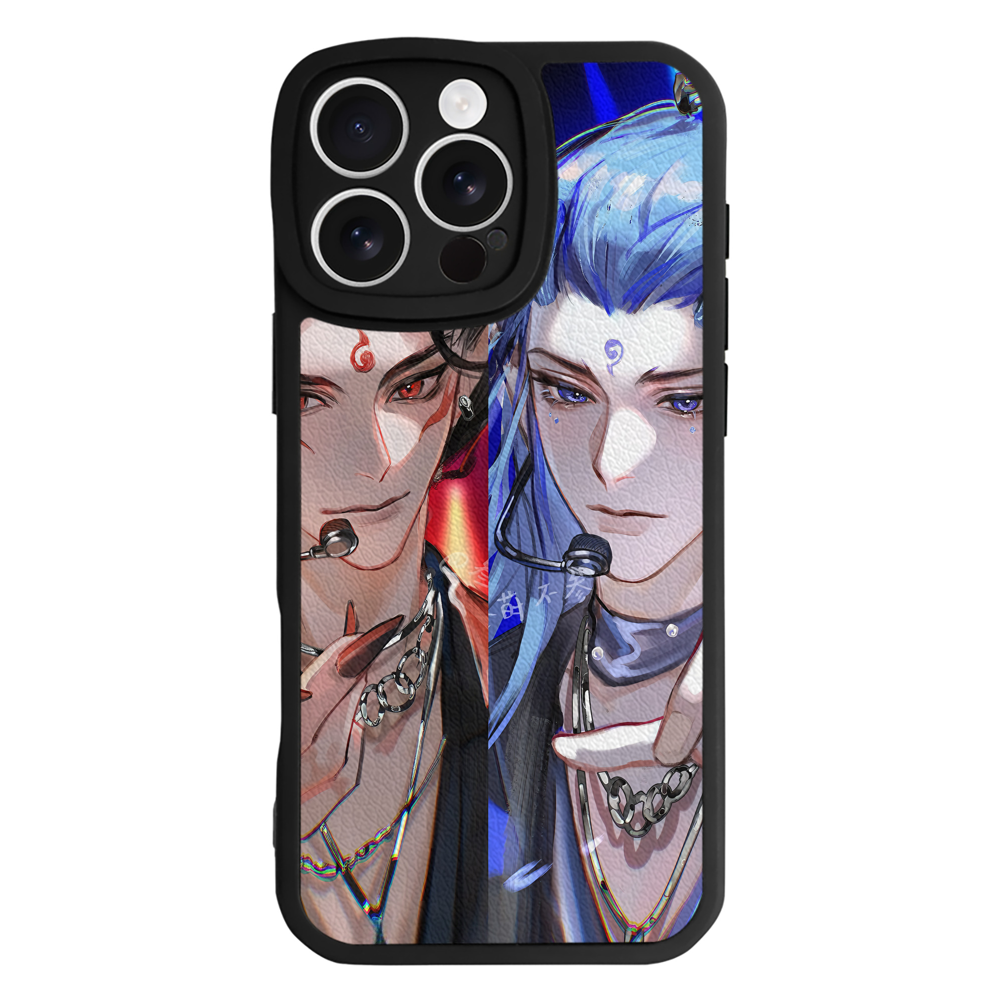 （画像用） Ne Zha 2 ナタ 魔童の大暴れ 【iPhone 16シリーズ対応】シリコンスマホケース（レザー調） 材質：シリコン